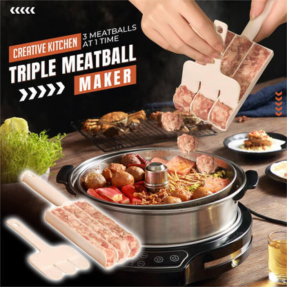 Creative Kitchen Triple Meatball Maker