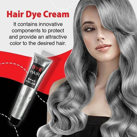 Long-lasting, non-damaging gray hair cream