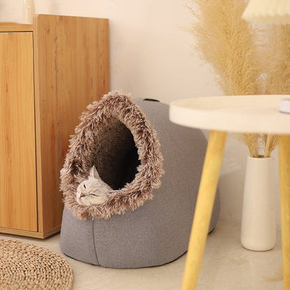 🐾Winter Warm Pet Cave Bed