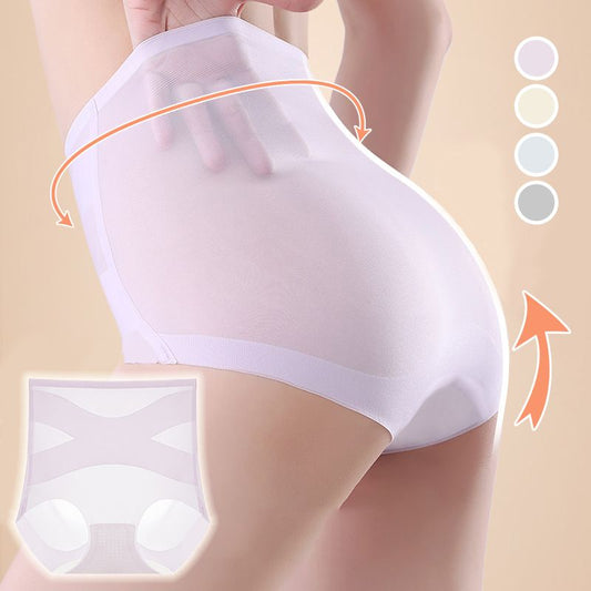 Women’s High-waist Breathable Ultra-thin Panties with Tummy-control & Hip-lifting