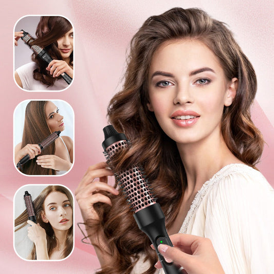 🔥3 in 1 Thermal Brush 32mm Curling Iron Brush