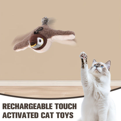 Rechargeable Touch Activated Cat Toys with Realistic Sounds Effects