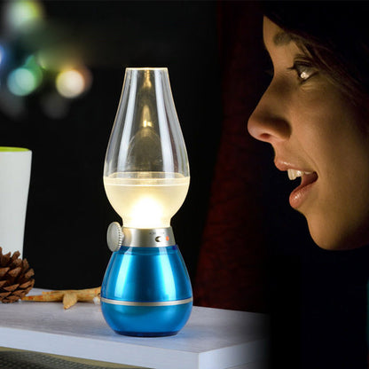 Blow to activate -- Brightness adjustable vintage night light (usb rechargeable)