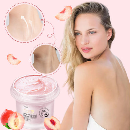 Peach Brightening Exfoliating Body Scrub