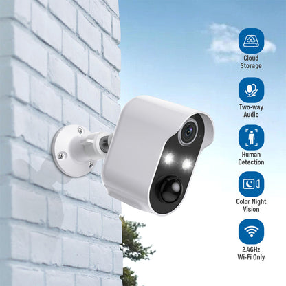 Solar Powered Surveillance Camera - WiFi Wireless IP Camera