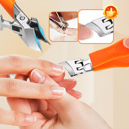 💯HOT SALE🔥Wide Jaw Opening Anti-Splash Slanted Nail Clipper