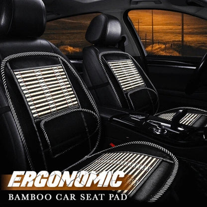 Ergonomic Bamboo Car Seat Pad