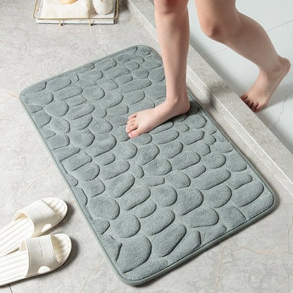 SUMMER HOT SELL ?Cobblestone Embossed Bathroom Bath Mat BUY MORE SAVE MORE