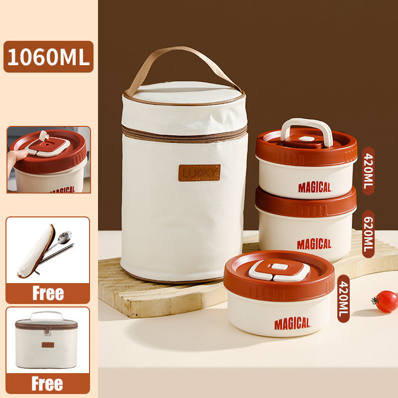 Great 620ml Stainless Steel Insulated Lunch Box