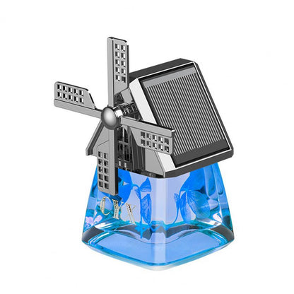 Solar-powered Windmill Aroma Car Air Freshener