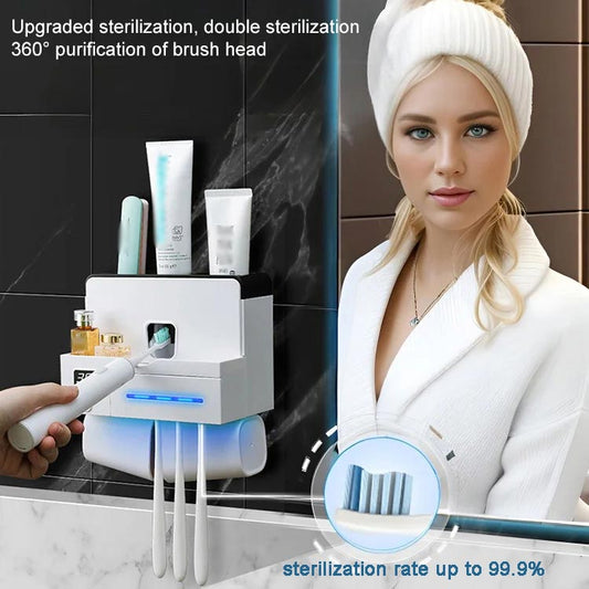 Smart Sterilization Multifunctional Toothbrush Holder